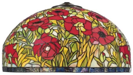 Tiffany tienidlo na lampu POPPY Ø50cm