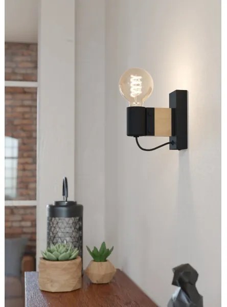 Eglo 43903 - Nástenné svietidlo BAILRIGG 1xE27/40W/230V