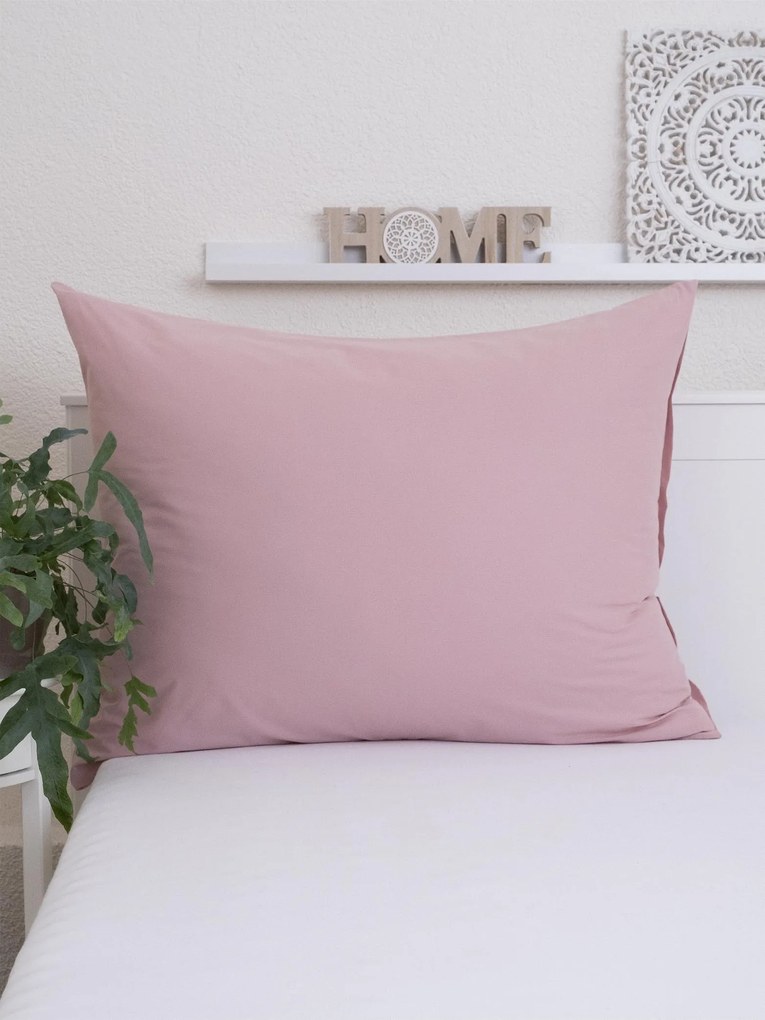 Bavlnená obliečka na vankúš Renforcé 70 × 90 cm – Jasmine staroružová