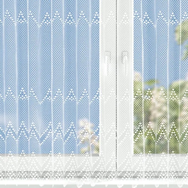 Žakárová záclona Tylex EVELIN balkónové dvere 250 x 200 cm