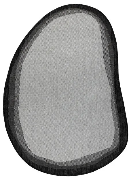 Koberec ORGANIC 2125 / krémový / čierny / naturálny