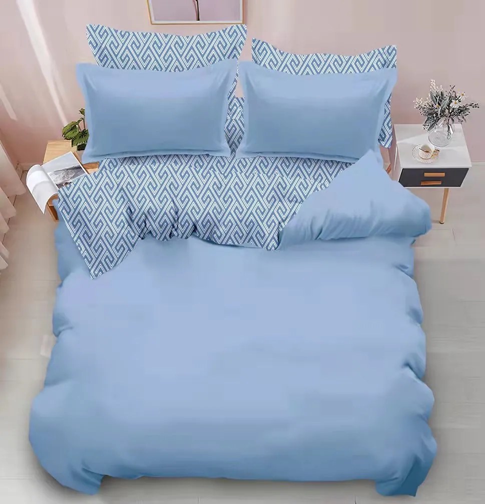 HopeHome LIGHT BLUE obojstranné obliečky 140x200 cm + obliečka na vankúš 40x50 cm ZADARMO