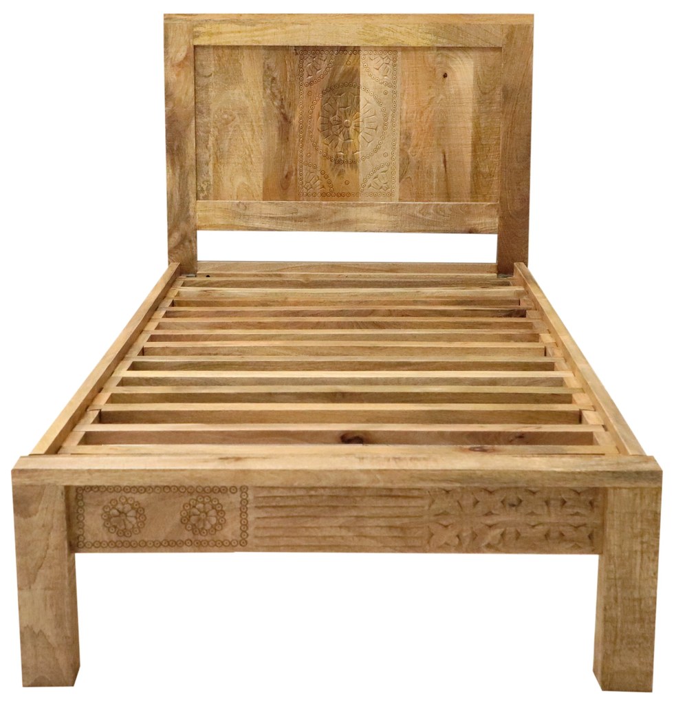 furniture-nabytek.cz - Drevená posteľ 90x200 z masívu mango