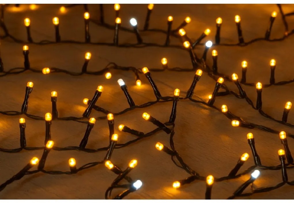 Vianočné svetielka vonkajšie FLASH teplá biela 300 LED