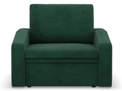 Kreslo ORBIT Poso rozkladacie, fľaškovo zelené