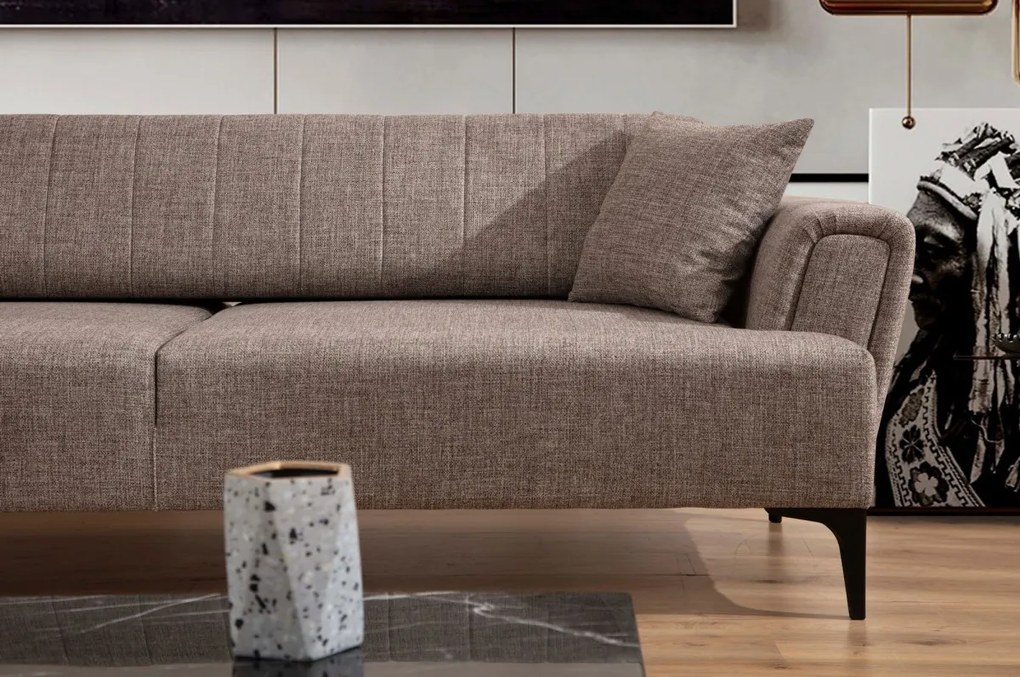 Dvoumístná pohovka Hamlet 180 cm světle hnědá