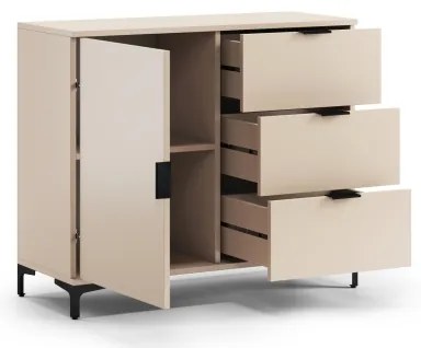 Komoda s zásuvkami LORA béžová