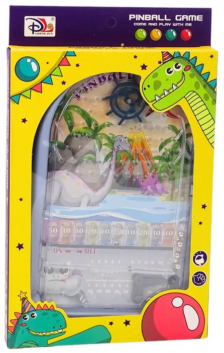 LEAN TOYS Pinball arkádová hra – Dinosaurus, drak modrý