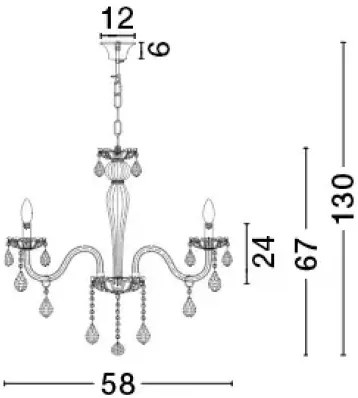 Luxusný luster Venezia 58