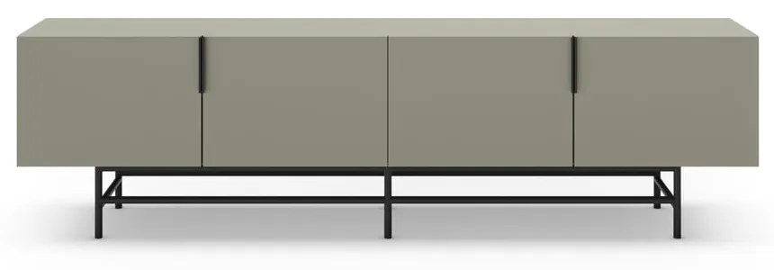 Zelenosivý TV stolík 200x63,5 cm Eldia – Marckeric