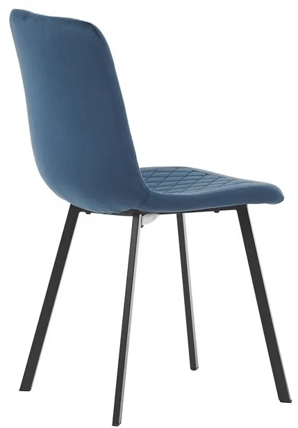 Autronic BONTEC Jedálenská stolička, modrá, zamatová látka, DCL-973 BLUE4 Farba: Zelená