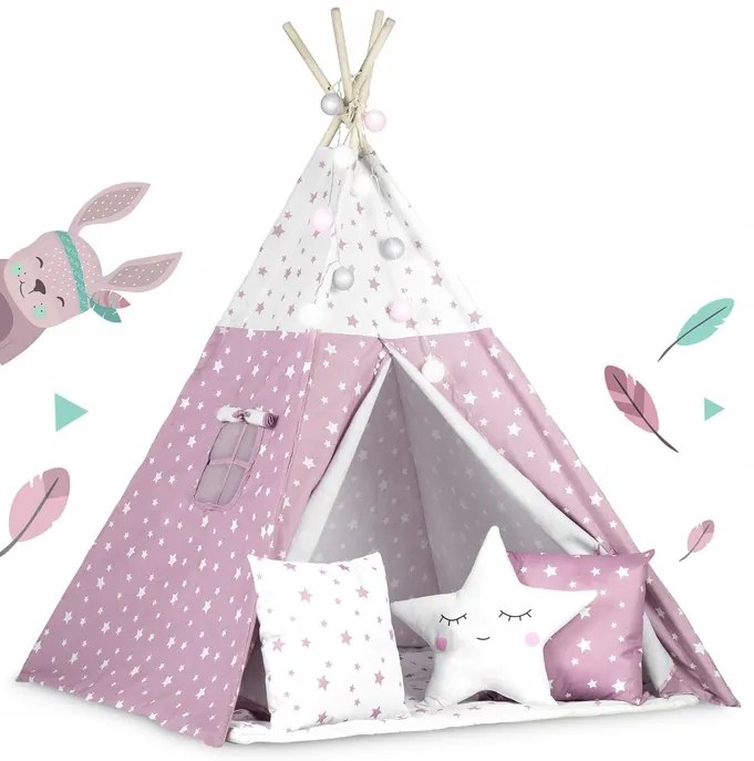 Detský stan Teepee NK-400  NUKIDO 740023 - ružový