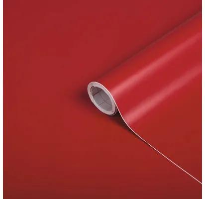 Samolepiaca fólia d-c-fix® Uni matná červená 90x210 cm (veľkosť dverí)