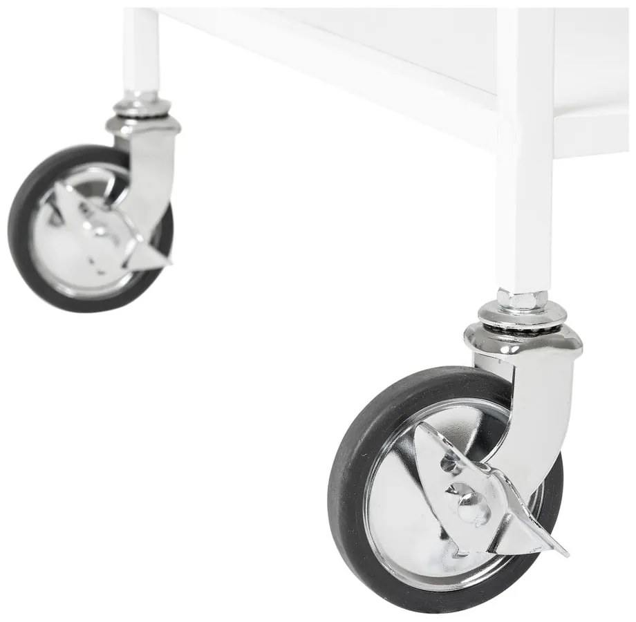 Kovový servírovací stolík na kolieskach 40x68 cm Vita – House Nordic