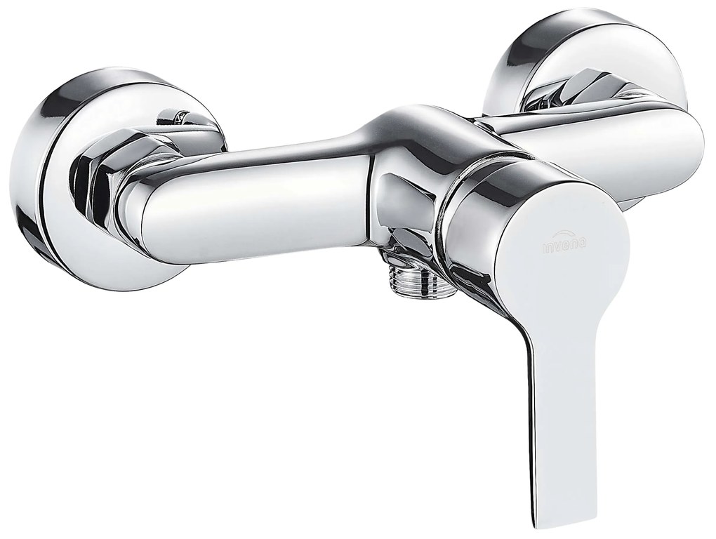 Invena Bralos, nástenná sprchová batéria, chrómová, INV-BN-07-001-A