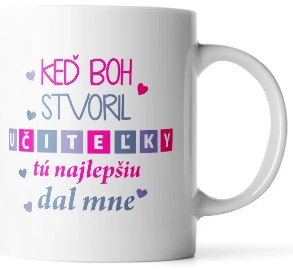 Sablio Hrnek Když Bůh stvořil učitelky - 330 ml - standard