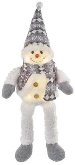 LED Vianočná dekorácia 6xLED/3xAA snehuliak