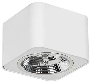 Moderný štvorcový reflektor biely - Boxer