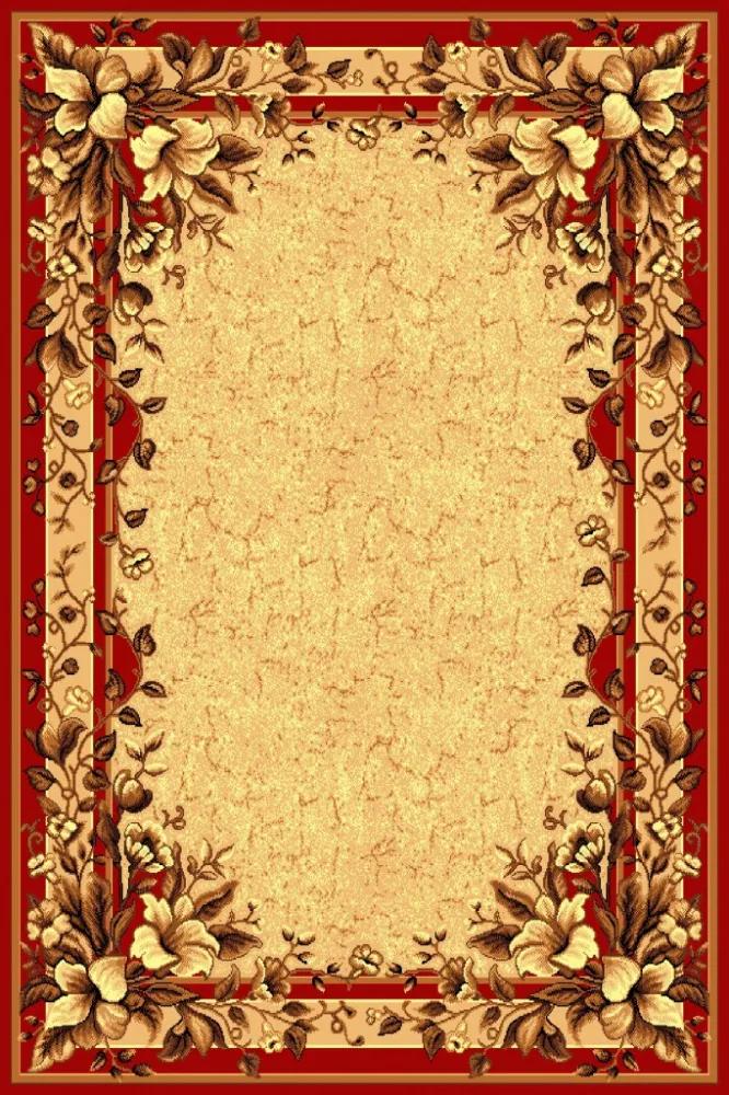 Kusový koberec PP Jasmina červený, Velikosti 60x110cm