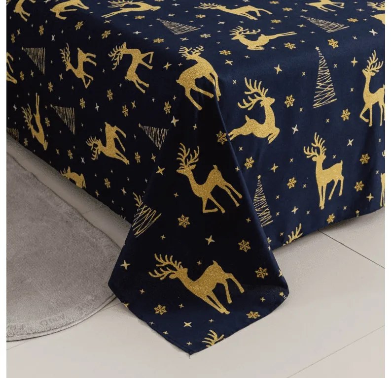 Plachta a obliečka na vankúš GOLDEN DEER Rozmer: 50 x 70 cm | 140 x 240 cm