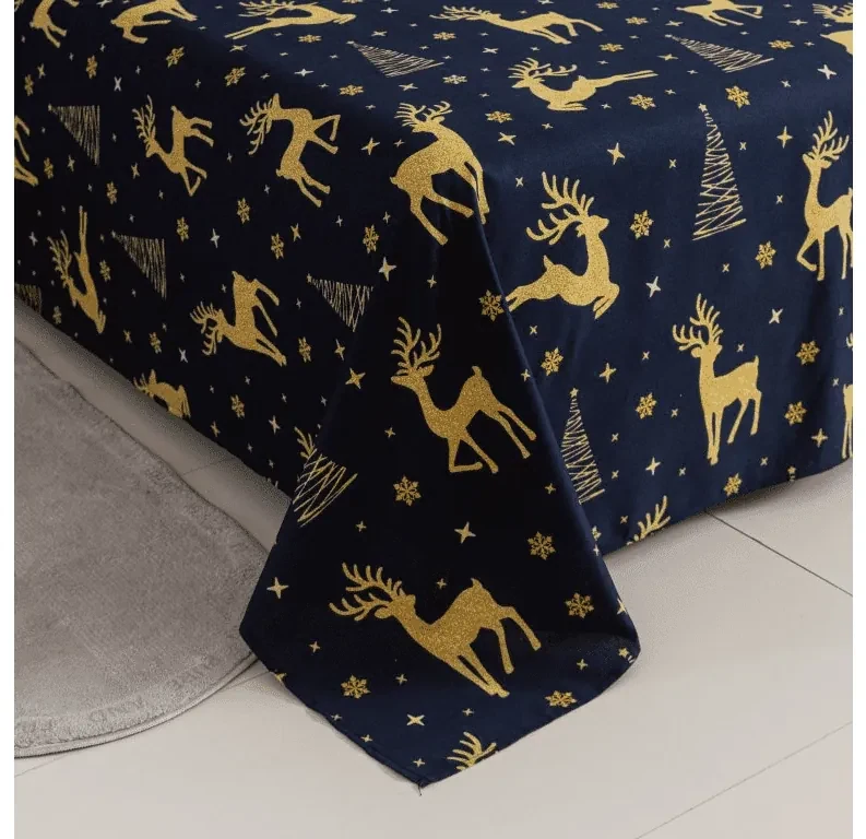 Plachta a obliečka na vankúš GOLDEN DEER Rozmer: 50 x 70 cm | 140 x 240 cm
