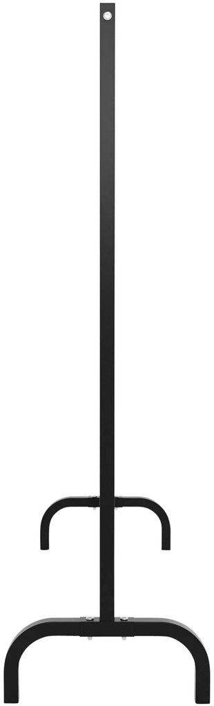 Stojan na oblečenie Lara 120x38x120 - Čierna