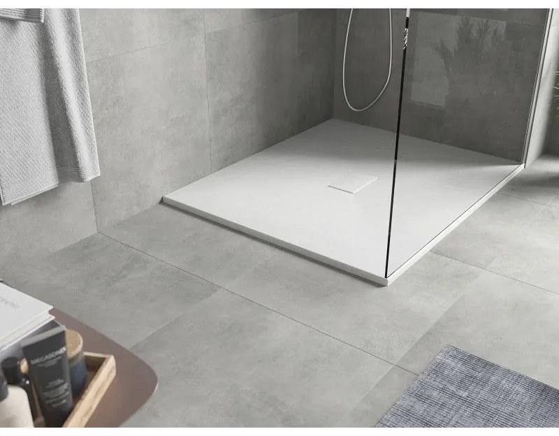 Mexen Hugo, SMC obdĺžniková sprchová vanička 140 x 100 cm, biela, 42101014