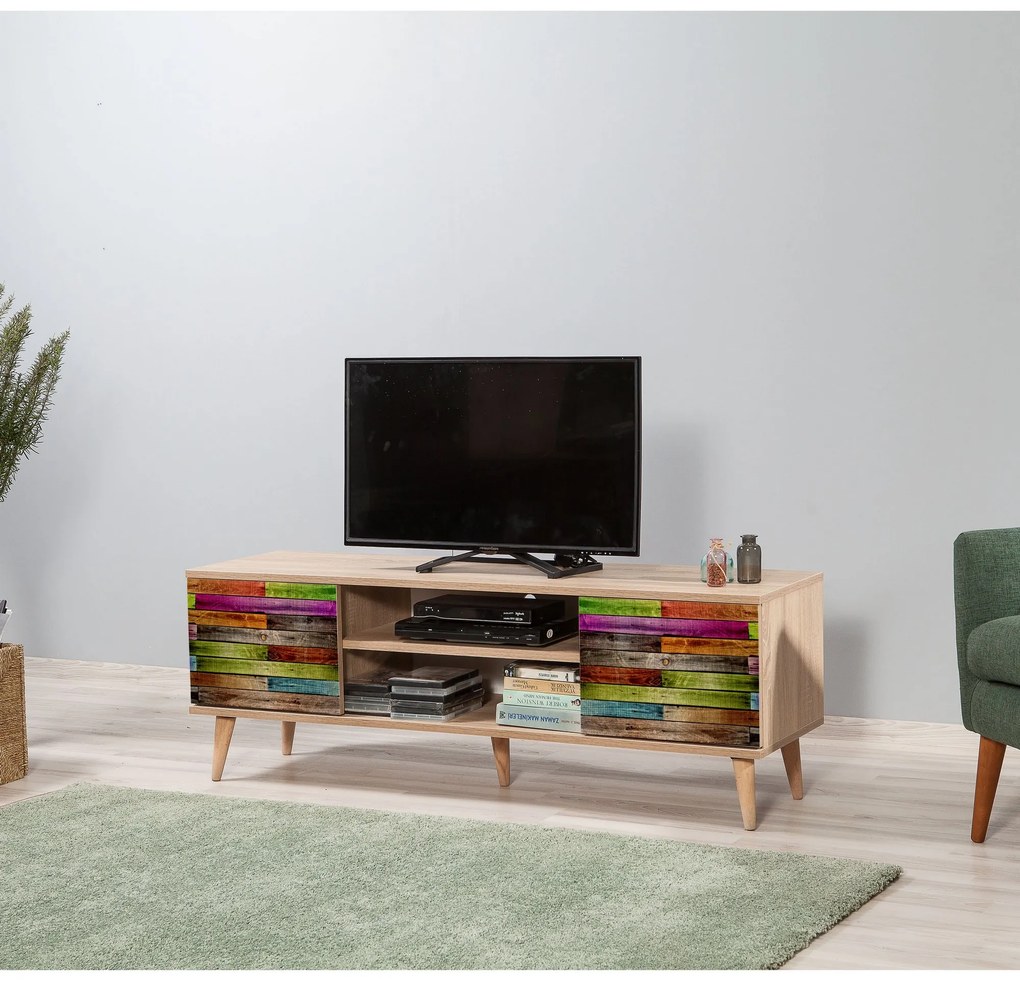 TV stolík/skrinka Thalia 726 (dub sonoma). Akcia -18%. Vlastná spoľahlivá doprava až k Vám domov. 1088360