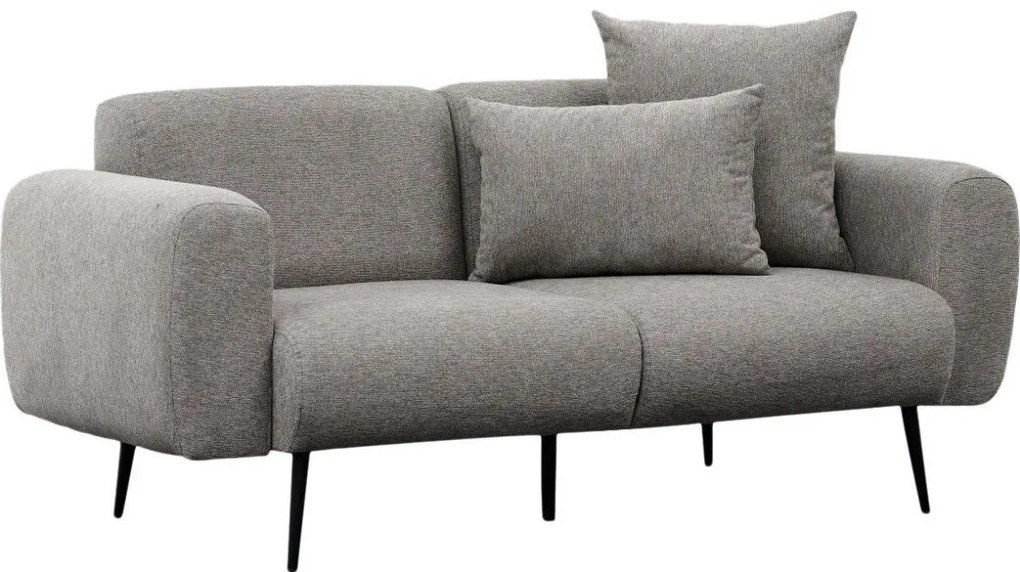 Dvojmiestná pohovka PISA svetlosivá