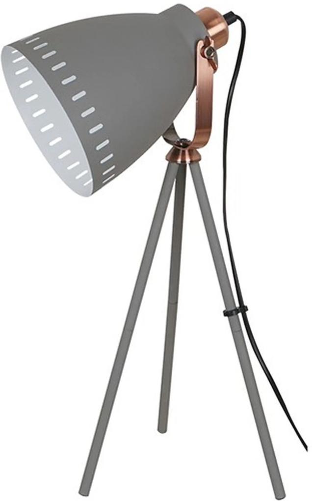 Solight Stolná lampa Torino šedá WA002-G