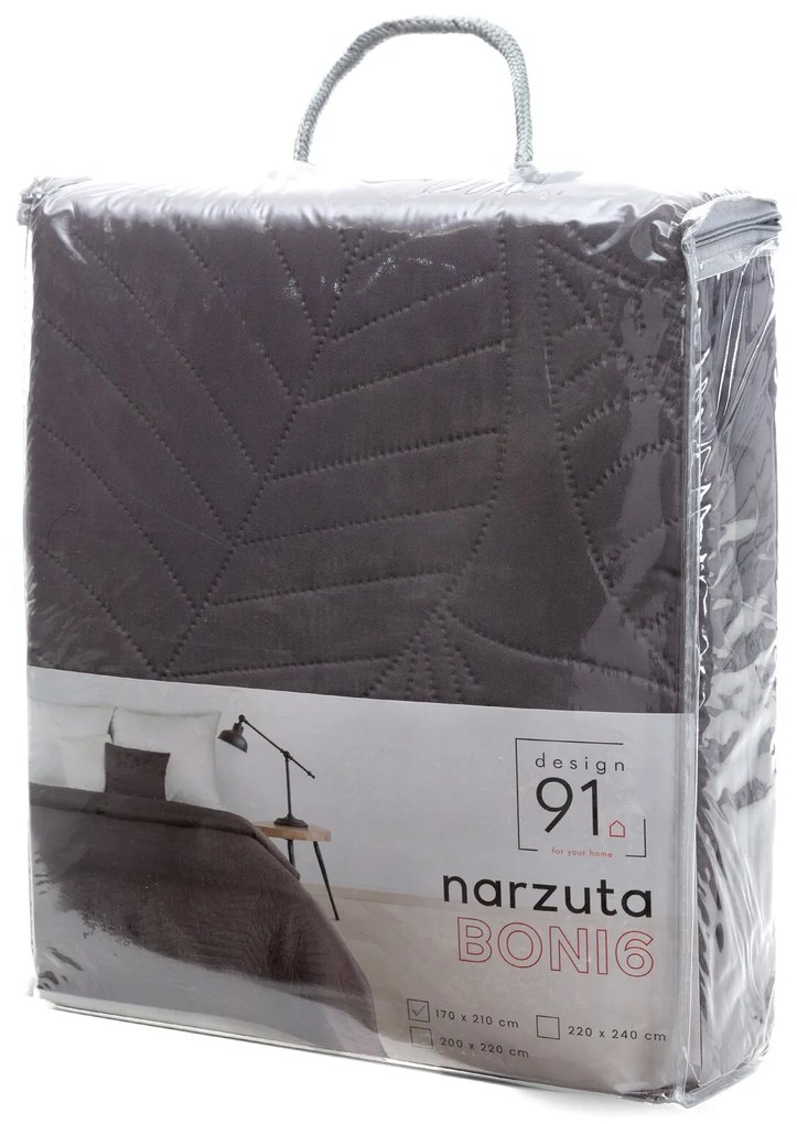 PREHOZ NA POSTEĽ BONI6 170X210 CM GRAFITOVÝ