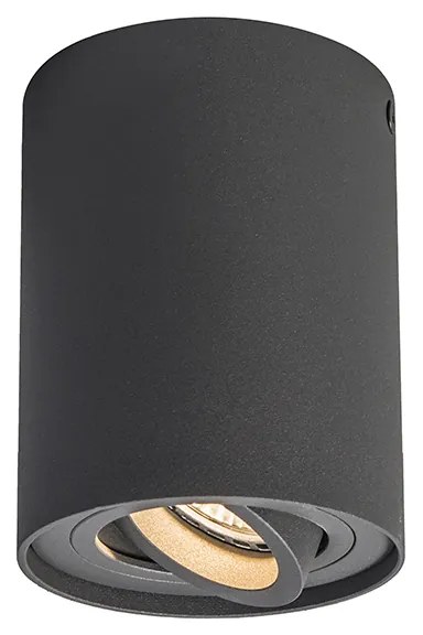 Inteligentný prisadený reflektor tmavosivý naklápací vrátane WiFi GU10 - Rondoo Up