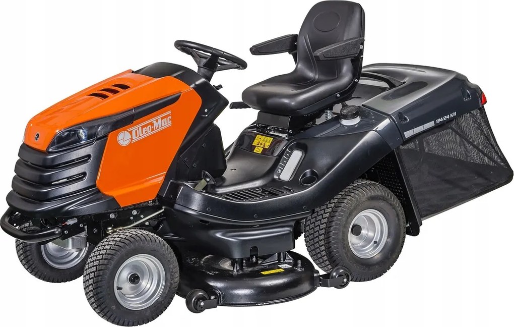 Oleo-mac Om 124/24 Kh Záhradný Traktor Hydrostat Loncin 380L 22KM 122cm