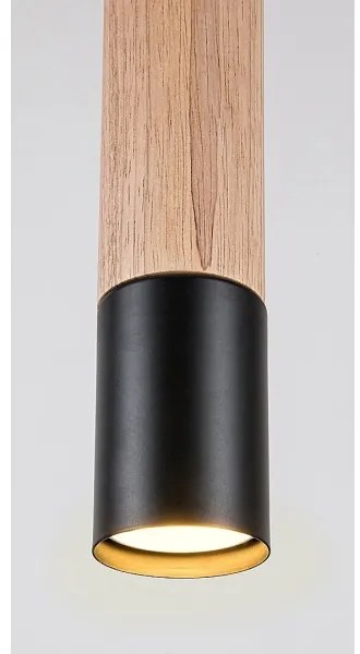 Rabalux 72131 - Luster na lanku BRAULIA 1xGU10/50W/230V buk