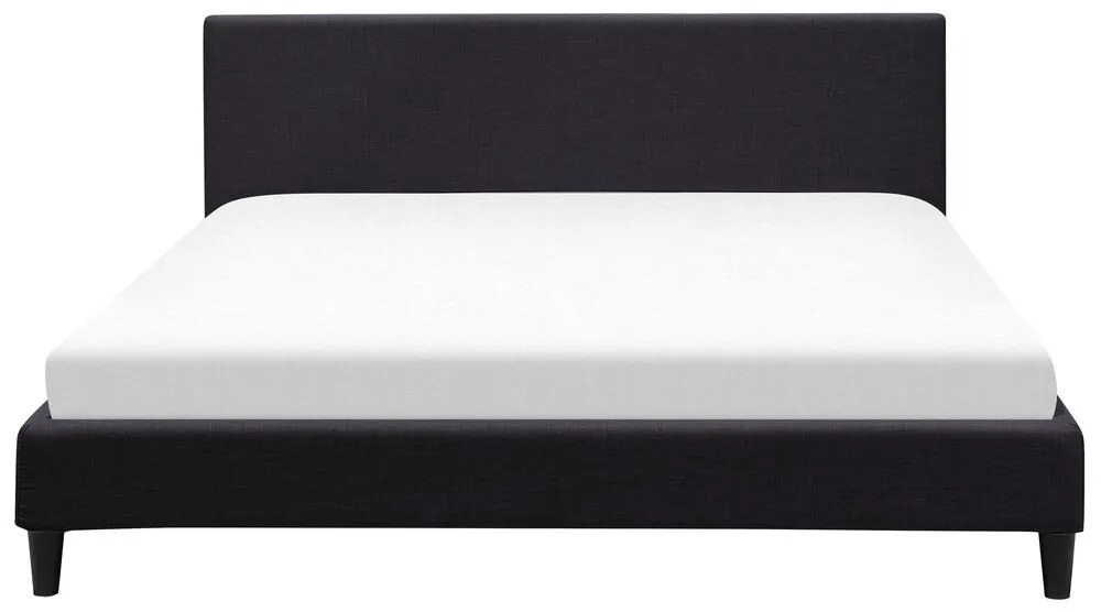 Manželská posteľ 180 cm FUTTI (s roštom a LED osvetlením) (čierna). Vlastná spoľahlivá doprava až k Vám domov. 1007255