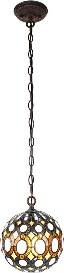 Závesné svietidlo Tiffany Gulia - Ø 20*116 cm E14/max 1*25W