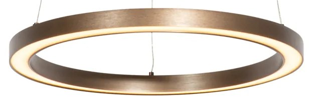 Bronzové závesné svietidlo 40 cm vrátane LED 3-stupňové stmievateľné - Girello