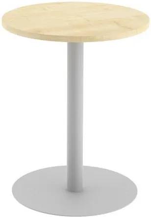 Kruhový konferenčný stôl Abonent, 60 x 75 cm, dezén javor
