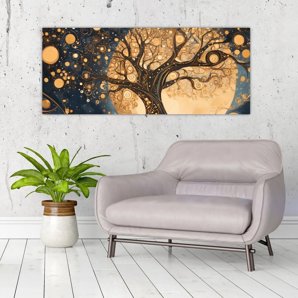 Obraz – Surrealistický strom (120x50 cm)