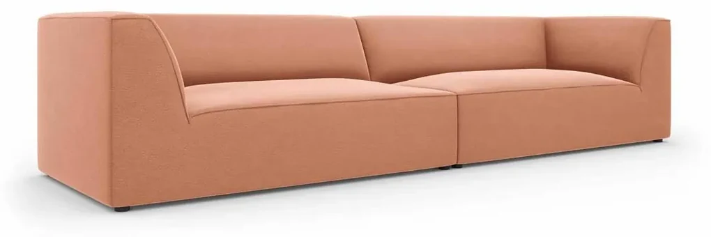 Štvormiestna zamatová pohovka Ruby 302 × 93 × 69 cm
