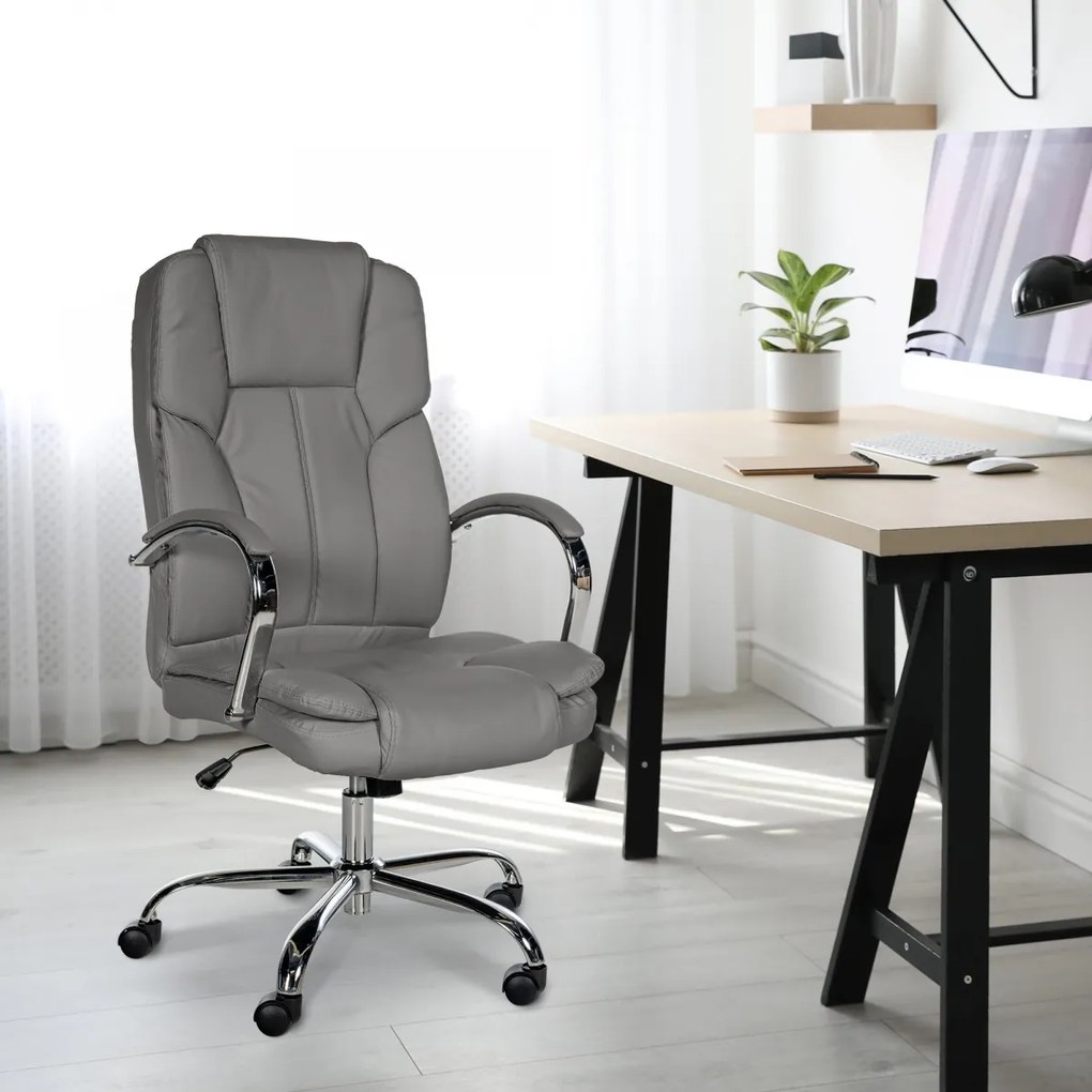 Design-Shop Kancelárska stolička Xanthy XXL - Sivá