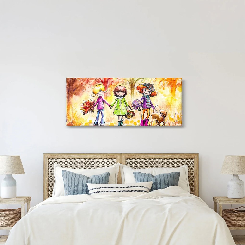 Obraz - Priateľstvo (120x50 cm)