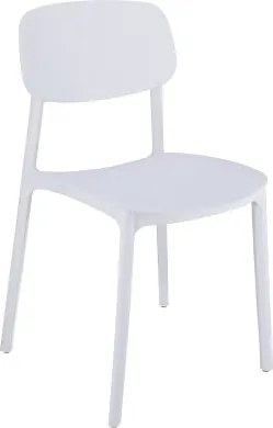 Plastová stolička LARA biela