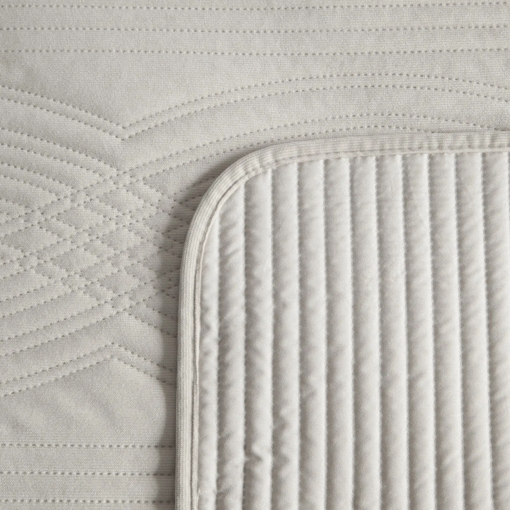 PREHOZ NA POSTEĽ VELVET2 170X210 CM KRÉMOVÝ