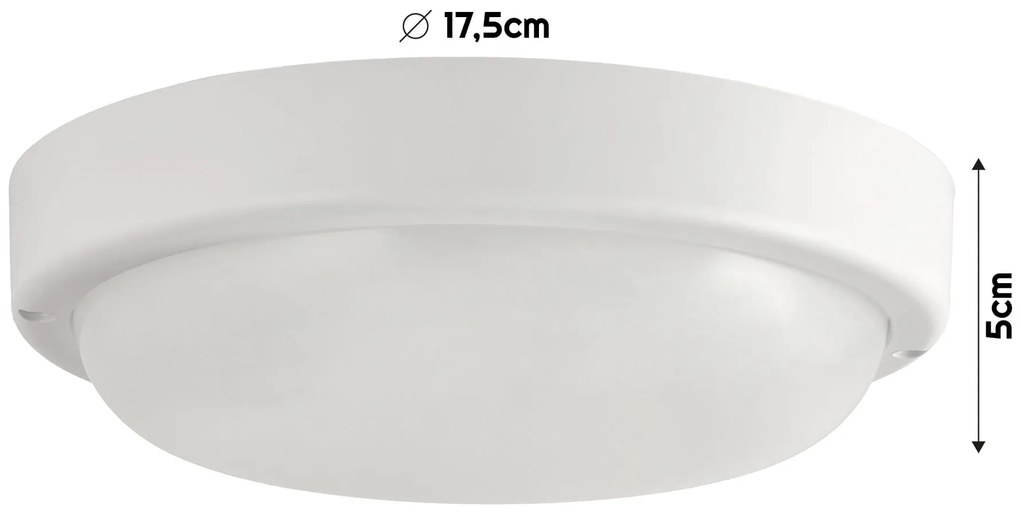 VOLTENO LED stropné svietidlo biele - 15W - studená biela