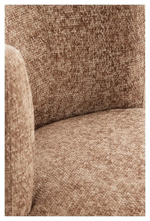 Tmavohnedé kreslo Kamova – Light &amp; Living