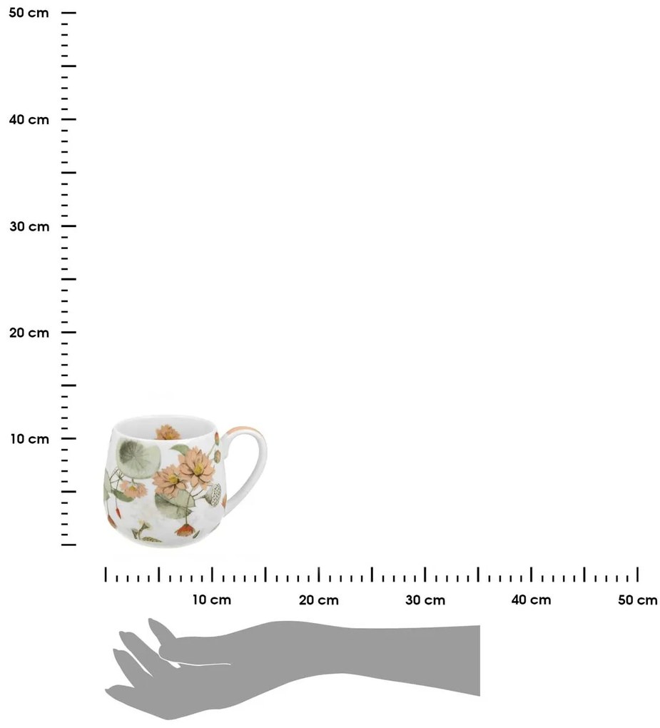 Porcelánový hrnček Autumn Flowers 430 ml