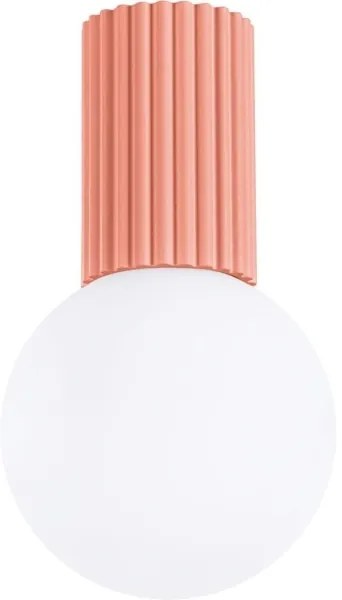 Sollux SL.1753 - Kúpeľňové stropné svietidlo HALO 1xG9/8W/230V IP44 ružová