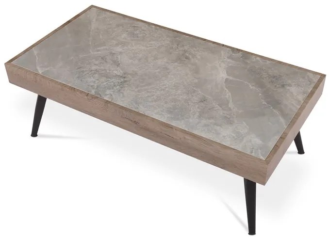 Autronic BONTEC Konferenčný stolík 120x60cm, spekaná keramika, mramor, AHG-281 GREY Farba: Šedá