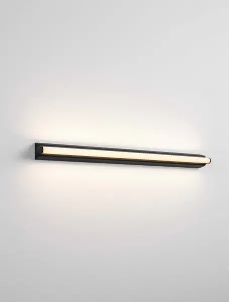 LED čierne nástenné svietidlo Endo 60